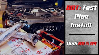 How To Install a Redstar Test Pipe - Audi B8/B8.5 S4 3.0t