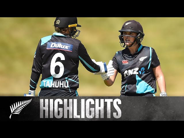 Kerr and Tahuhu shine under Remarkables | SHORT HIGHLIGHTS | WHITE FERNS v Bangladesh | Queenstown