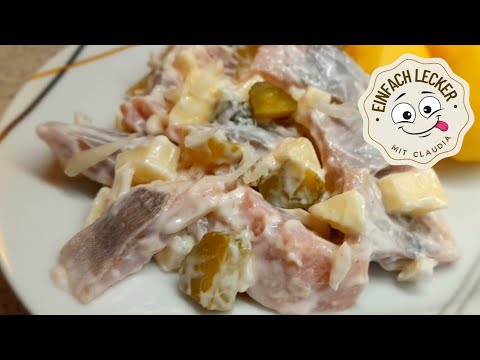 Heringsstipp, Heringssalat einfach schnell und Lecker 😊