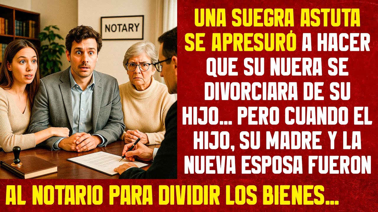 La suegra se las arregló para que su nuera se divorciara de su hijo. Pero cuando el hijo...
