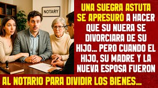 La suegra se las arregló para que su nuera se divorciara de su hijo. Pero cuando el hijo...