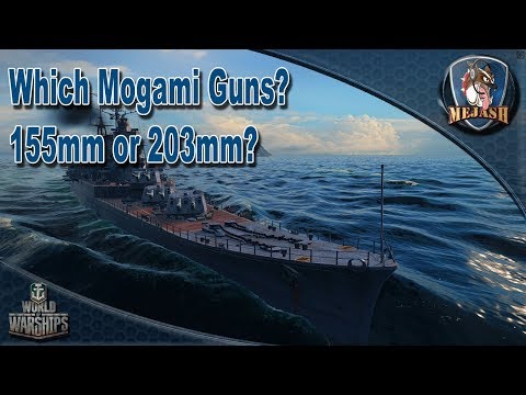 Mogami: 155mm or 203mm gun option?!?