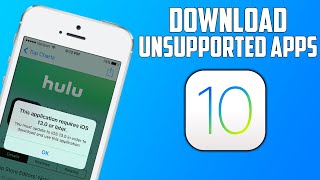 How To Install Unsupported Apps On iOS 10 - 10.3.3/10.3.4! No Computer! (2021!)