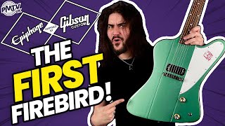 Video thumbnail for Epiphone x Gibson Custom Shop 1963 Firebird I - Reissuing The FIRST Firebird! by PMTVUK