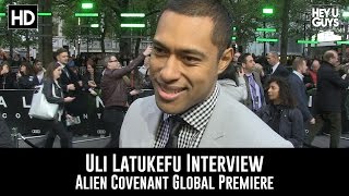 Uli Latukefu Premiere Interview - Alien Covenant video