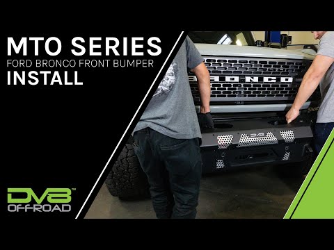 2021 Ford Bronco | MTO Series Front Bumper Install