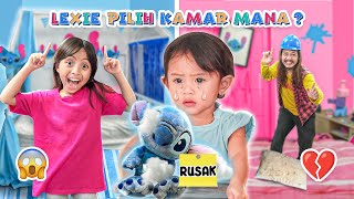 Download lagu LEIKA VS GONDRONG BIKIN KAMAR STITCH BUAT LEXIE!! Gara-Gara Bonekanya DIRUSAK?! 😱😭 mp3