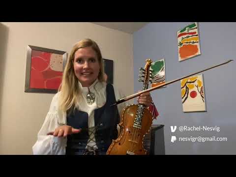 Rachel Nesvig on the Hardanger Fiddle