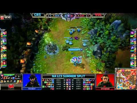 LCS NA Summer 2013 W1D1  Team Curse vs Team Vulcun 12 06 2013)