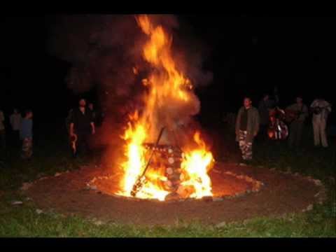 Když ohně zaplanou --- trampská písnička