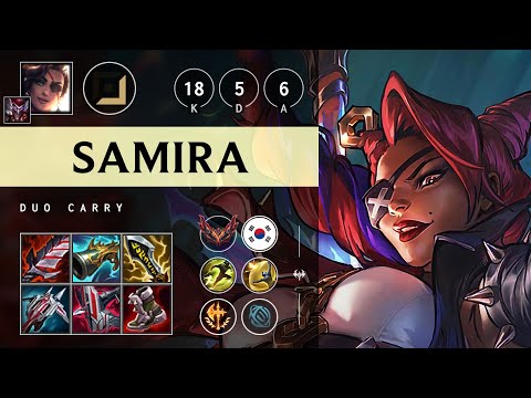 Samira ADC vs Ezreal - KR Grandmaster Patch 25.21