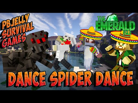 Minecraft PC Hunger Games - Dance Spider Dance With NettyPlays and MiniMuka