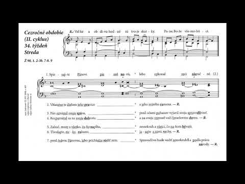 Žalm 98 - 34. týždeň, streda - "Veľké a obdivuhodné sú tvoje skutky, Pane, Bože všemohúci"