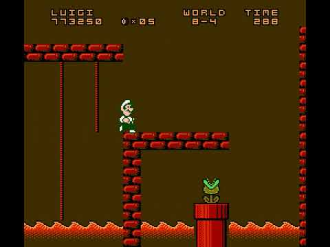 Luigi and the New Quest (SMB Hack) - World 8-4