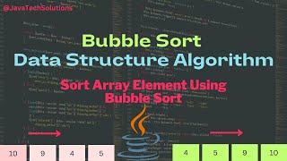 Download the video "Bubble Sorting Algorithm | Visualization | Array Sorting | Interview Question | Data Structure"