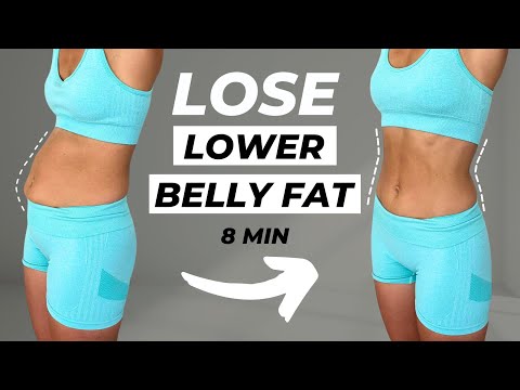 QUICK LOWER BELLY FAT WORKOUT Standing Only | 100% effective!