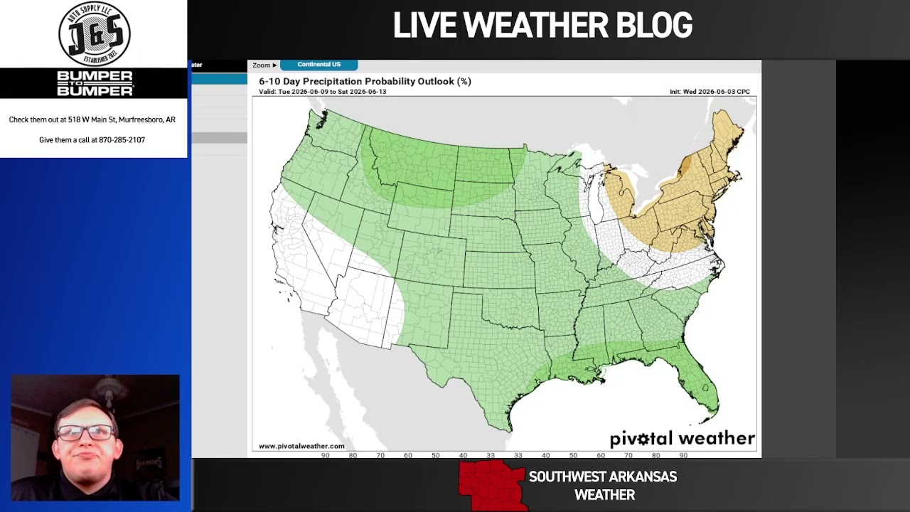 Wednesday Evening Weather Blog (June 3rd, 2026)