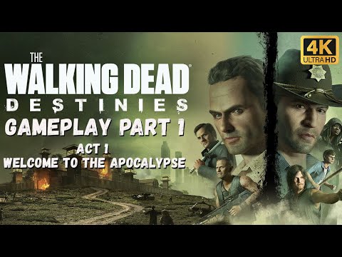 😲The Walking Dead Destinies Gameplay Part 1 Episodes 1-3/4k