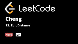 YouTube video 'LeetCode 72. Edit Distance'