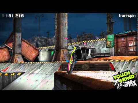 Ride through the left side hole in the last pipe - Touchgrind BMX