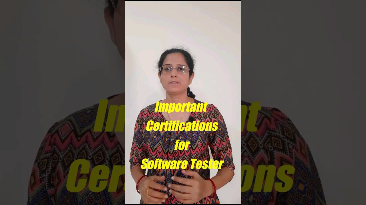 Important certifications for Software Tester#softwaretesting #viral #shorts
