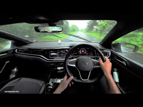 Relaxing POV Drive | Village Roads, Greenery & Rain | Virtus | 4K