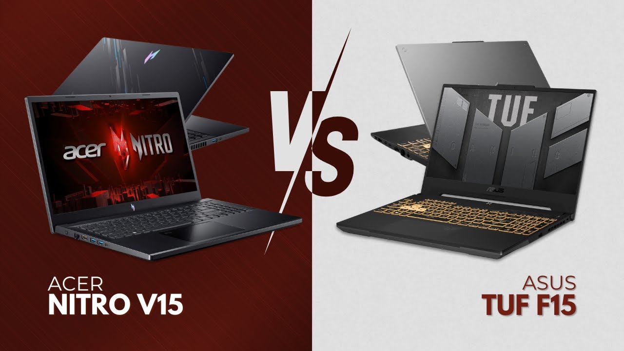 Não desperdice seu Dinheiro! Acer Nitro V15 vs ASUS TUF F15! Qual Vale Mais a Pena?  🔥