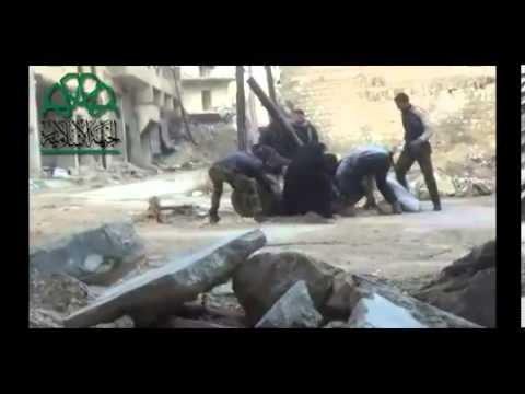 استهداف ثكنة هنانو في حلب بقذائف الهاون من قبل عناصر الجبهة الشامية