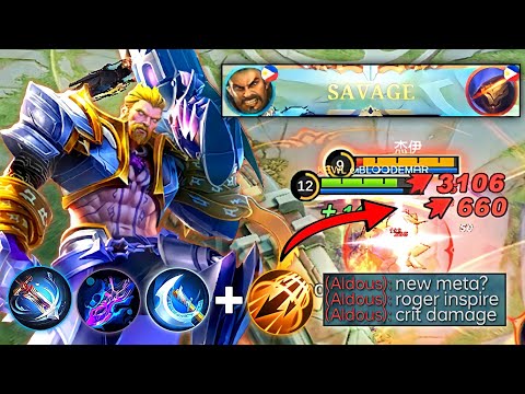 WHEN ROGER USE DANGEROUS CRITICAL BUILD AND BROKEN INSPIRE SPELL FOR HACK SPEED🔥 | THIS WHAT HAPPEN