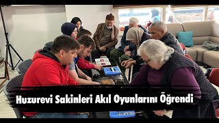 Huzurevi Sakinleri Akıl Oyunlarını Öğrendi