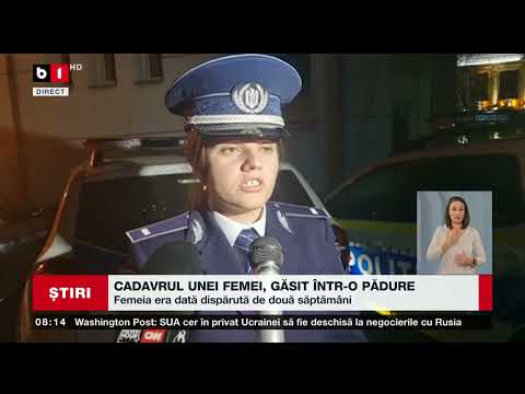 DESCOPERIRE MACABRĂ ÎNTR-O PĂDURE ÎN JUDEȚUL MEHEDINȚI_Știri B1_7 nov 2022