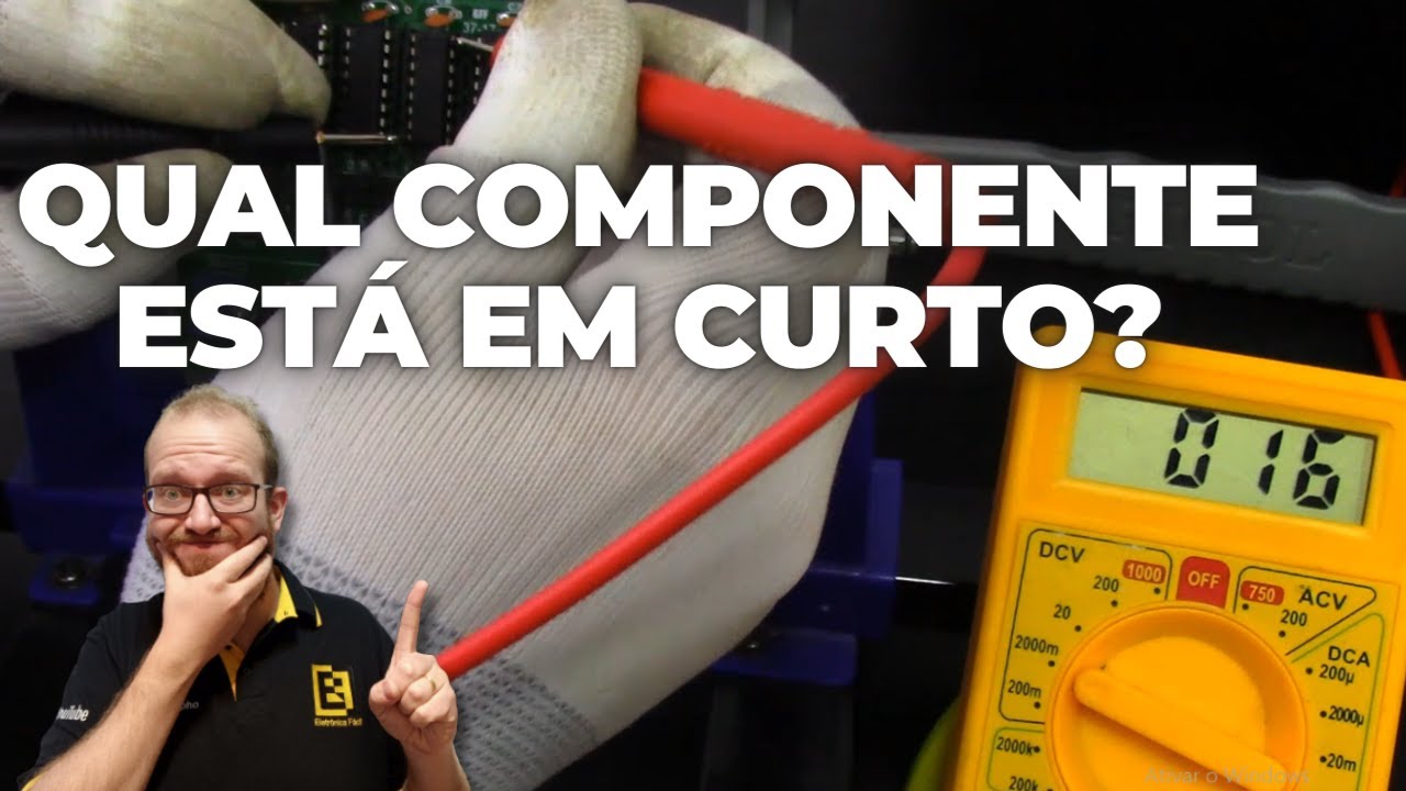 Como Encontrar Componente em CURTO CIRCUITO com 100mA? Metodo Kelvin 4 Pontas -  Eletronica Facil