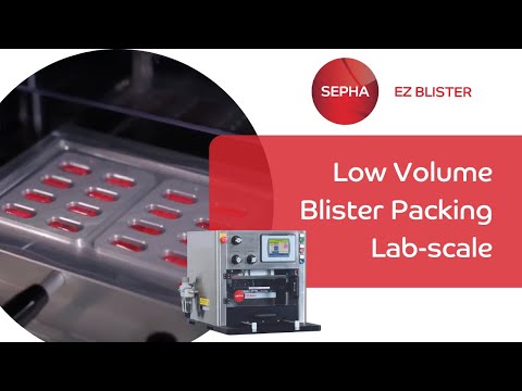 Machine d'emballage sous blister idéale pour les essais cliniques -EZ Blister_1