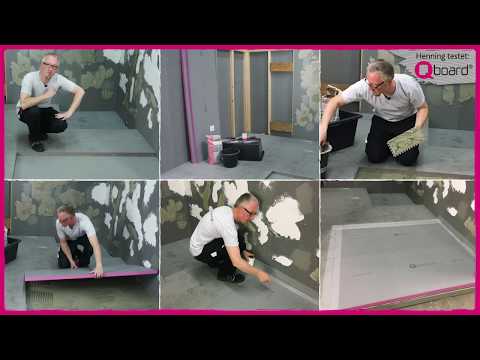 Henning testet Qboard: DIY-Bodenausgleich im Badezimmer