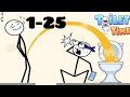 Toilet Time WEEGOON All Levels 1 25 Funny Stickman Gameplay Walkthrough Android IOS