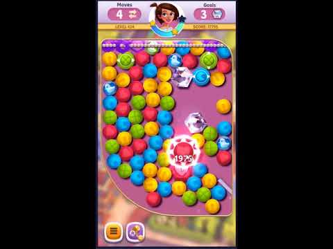 Diamond Diaries Saga Level 424 - NO BOOSTERS 💎 | SKILLGAMING ✔️