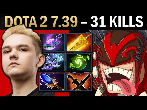 New Meta Bloodseeker with 31 Kills - 7.40 Dota