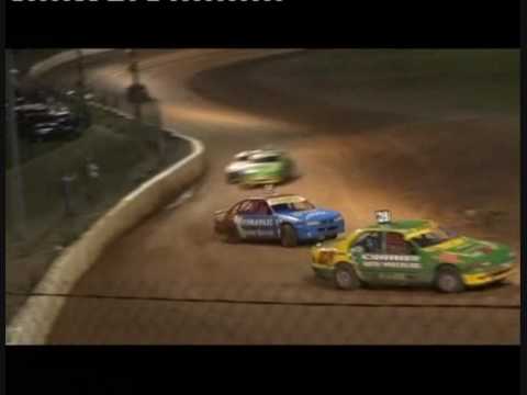 Gympie Speedway Garry Maroske Rollover  15 11 08