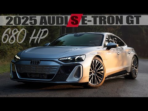 FIRST DRIVE! 2025 AUDI S E-TRON GT 680HP - New name, new features, more range and power. Enough?