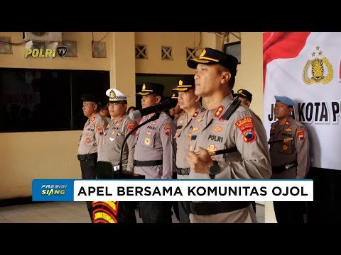 POLRES PEKALONGAN KOTA GELAR APEL BERSAMA KOMUNITAS OJOL BERSINERGI JAGA KAMTIBMAS