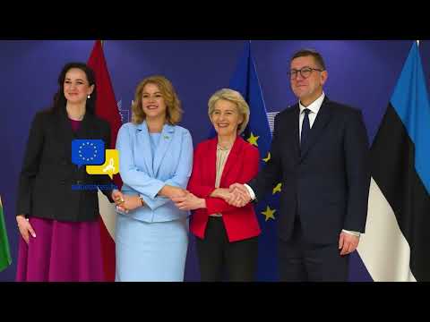 Video Thumbnail: Europe’s Eastern Frontline Meets Brussels! #VonderLeyen Hosts Baltic PMs as War Reshapes EU Security