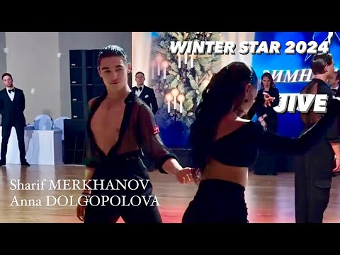 Sharif Merkhanov - Anna Dolgopolova | Final Jive | Winter Star 2024 | Amateur Latin