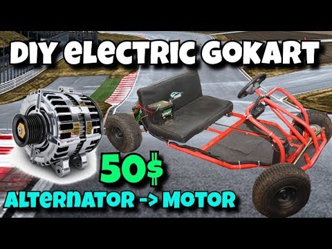 DIY **CHEAP** ELECTRIC GO-KART + ALTERNATOR MOTOR