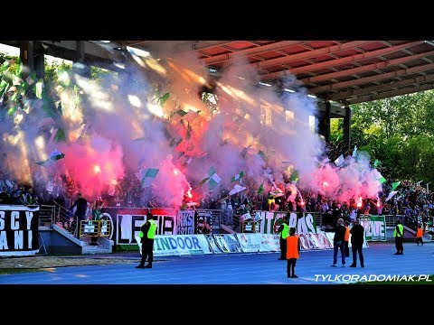 Awans do I ligi! Oprawa Kibiców Radomiaka na meczu z Siarką // TYLKORADOMIAK.PL