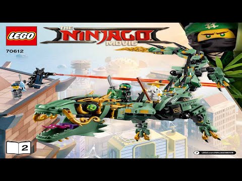 LEGO instructions - The LEGO Ninjago Movie - 70612 - Green Ninja Mech Dragon (Book 2)
