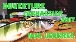 Ouverture carnassier 2017: Nos leurres pour la saison