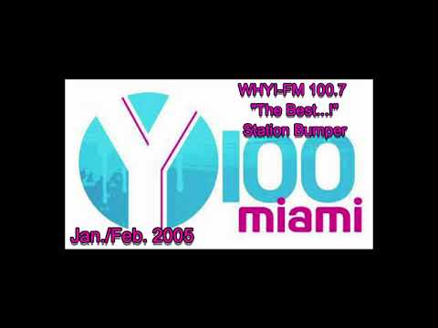 WHYI FM "Y 100" "The Best...!" Bumper, Miami FL Jan./Feb. 2005