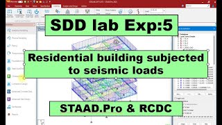 Exp 5 Analysis and design of residential building subjected to secondary loads