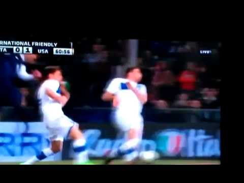 Clint Dempsey goal vs Italy 2/29/2012