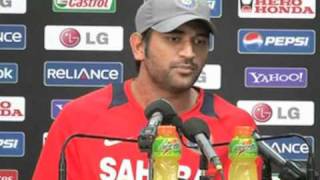 M.S. Dhoni on India-Pak Semifinal 